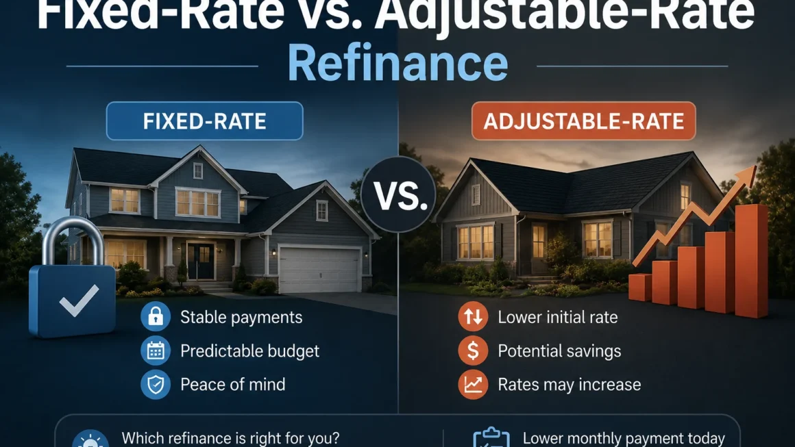 Fixed-Rate vs. Adjustable-Rate Refinance