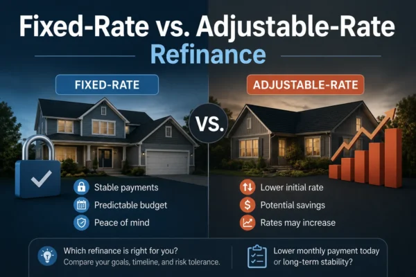 Fixed-Rate vs. Adjustable-Rate Refinance: Which Is Right for Your Situation?