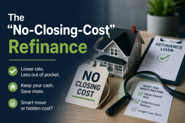 The “No-Closing-Cost” Refinance: Is It Too Good to Be True?
