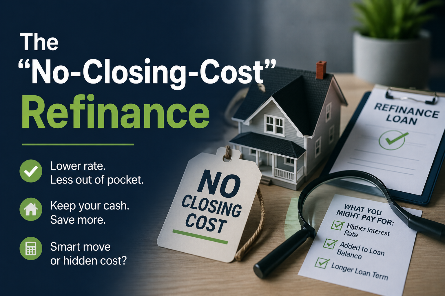 The "No-Closing-Cost" Refinance