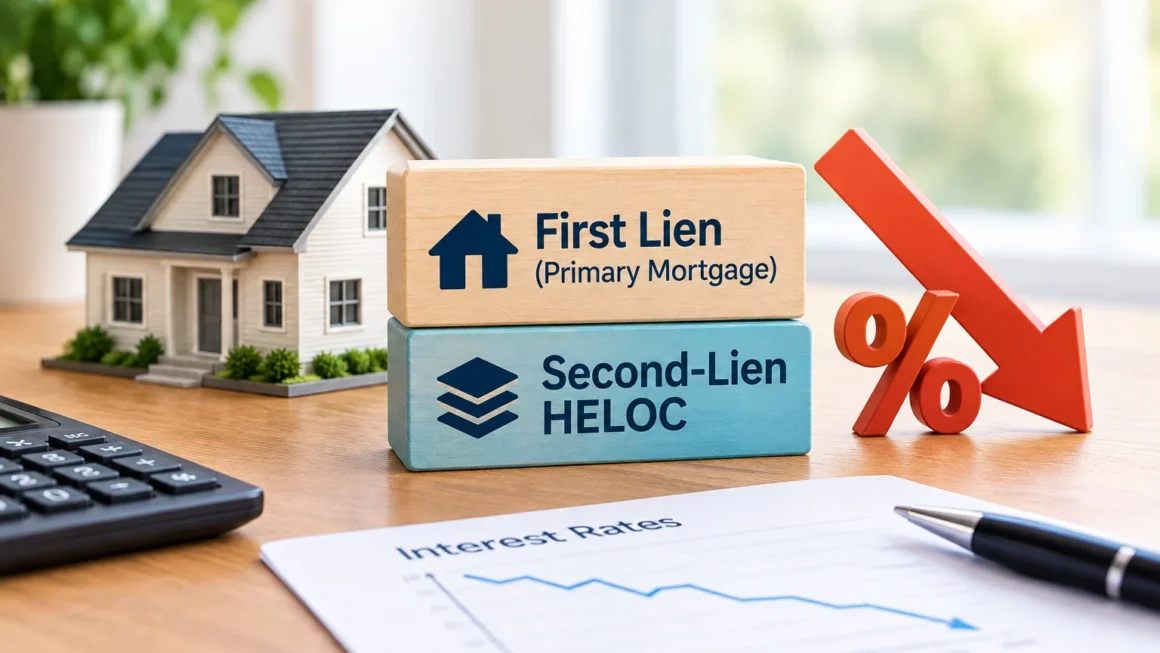 Second-Lien HELOC Risk in a Falling Rate Environment